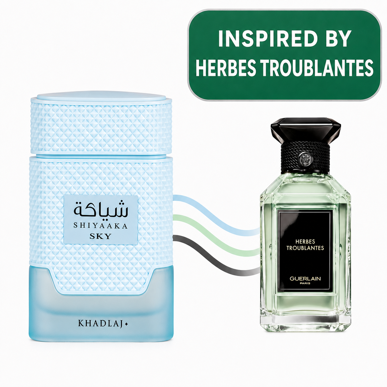 Khadlaj Shiyaaka Sky perfume sample decant